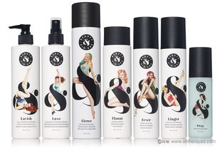 復古女郎 美發及化妝品品牌包裝設計與魅力綻放